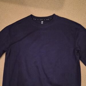 H&M Men's Navy Blue Shirt